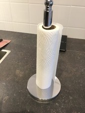 Zeitloser KÜCHENROLLE Halter Ständer stabil Chrom Landhaus klassisch nostalgisch