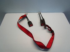 VW Polo 6N1 GTI Beckengurt hinten Mitte Rücksitzbank Rot Schwarz 6N0857713HEX