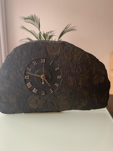 Uhr stein - tischuhr, vintage