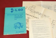 Betriebsanleitung IFA L 60 , 1218 4x4 , Allrad LKW , DDR, NVA, VEB