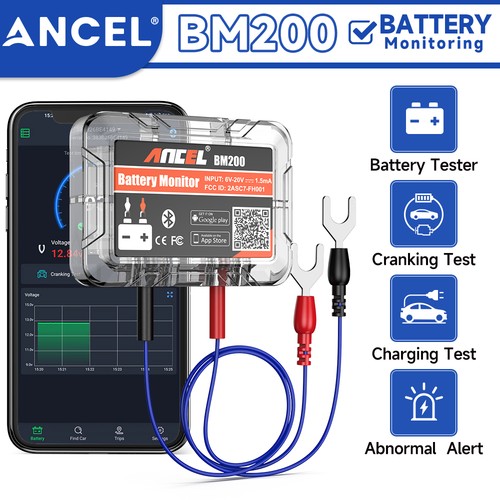 Bm200 12v batterietester - 12v,