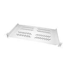 19" Fachboden Ablage 1HE Netzwerkschrank Tiefe 250mm bis 15kg grau ProfiPatch