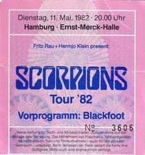 Scorpions tour 1982 - scorpions,