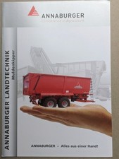 ANNABURGER HTS Tandem und Tridem Muldenkipper Prospekt Traktor Bulldog Schlepper