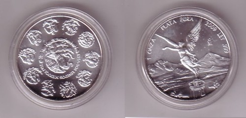 Onza plata pura münze - onza,