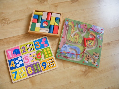 Puzzle zahlen lernen - puzzle,