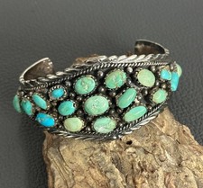 Armreif/ Armspange - Indianerschmuck - Türkise - Silber 925  - Sterling (582)