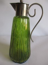 JUGENDSTIL GLAS KARAFFE IRISIREND um 1900 LÖTZ WITWE LOETZ Wwe. PALLME KÖNIG
