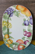 Villeroy Boch Frutteto Platte Servierplatte oval 34cm Fleischplatte