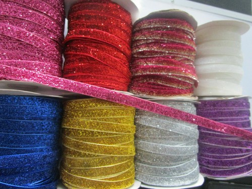 Meter glitzerband spitze - meter,