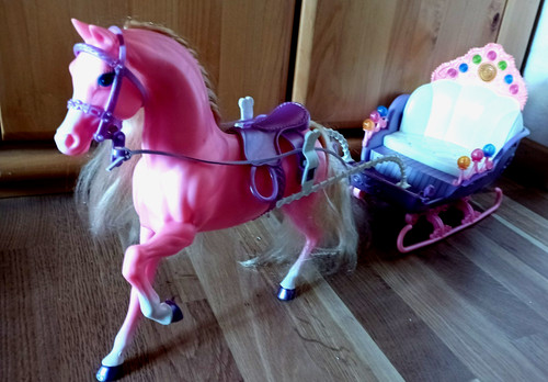 Mattel 2001 barbie - mattel, kutsche