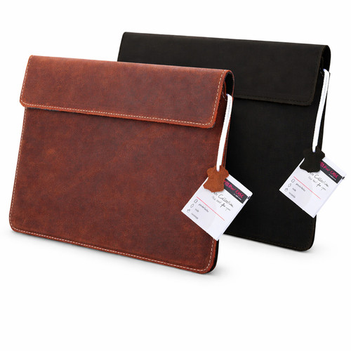 Leder dokumenten tasche akten - leder,