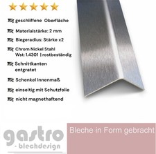 Edelstahl Winkel Kantenschutz