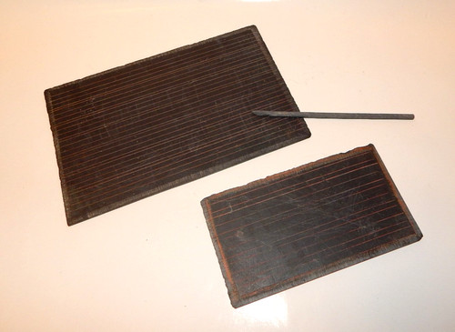 Alte schiefertafel - 2x,