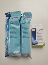 2  JURA Claris BLUE Filter+24228 +  6 JURA   Reinigungstabletten 24225 neu