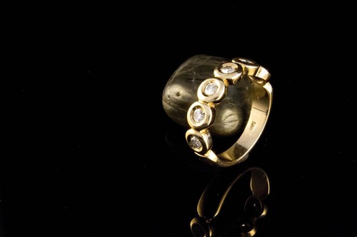 Halb memoire ring mit 50 - mit, 0,50