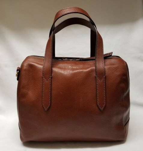Fossil sydney satchel brown - fossil,