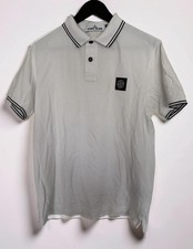 Stone island polo shirt weiß - island,