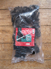 T-Post Ringisolator schwarz Ako Kerbel 25 Stück