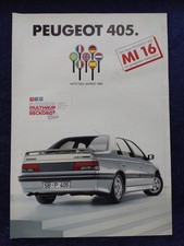 Peugeot 405 MI 16 Prospekt 1988