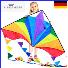HONBO Children's Kite Large Delta Kites for Children and Adults for Beach Trip