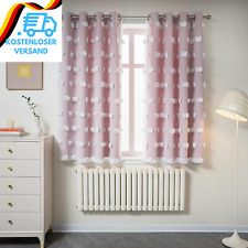 MYSKY HOME Gardinen Kinderzimmer Mädchen Verdunkelungsvorhang 2Er Set Vorhänge M