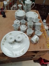 Eschenbach Bavaria Blumen-Geschirr 9 Personen Guter Zustand