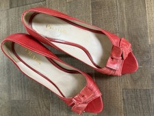 Peeptoes High Heels PRADA Rot