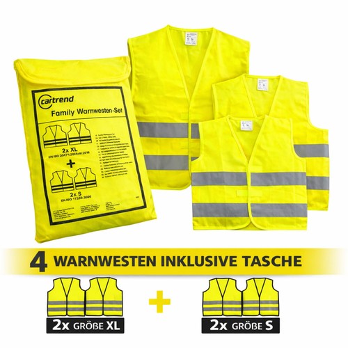 Warnweste familienpackung - warnweste,