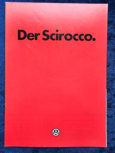 Scirocco prospekt - vw, 1
