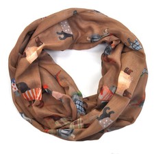 Seide Loop Schal Halstuch Schals Rundschal Schlauchschal Tücher Damenschal 