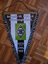 BORUSSIA MÖNCHENGLADBACH großer Wimpel 26 x 40 cm in Folie, Erfolge bis 1995 RAR