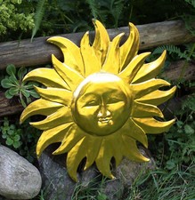 Sonne deko gold wandschmuck - sonne,