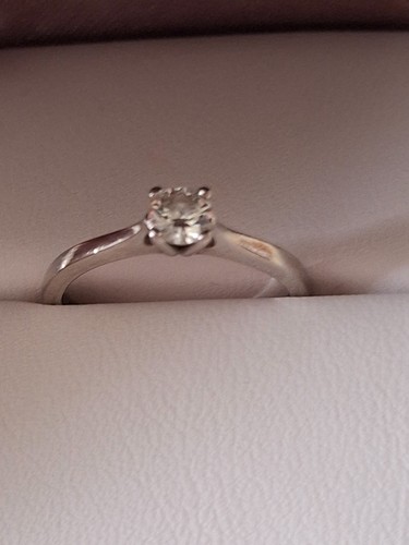 Palladium diamant ring - diamant,
