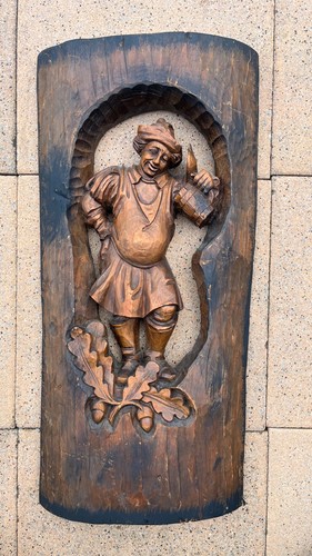 Alte wand holz figur - wand,