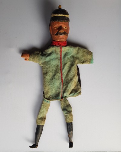 Alte handpuppe mit - alte,