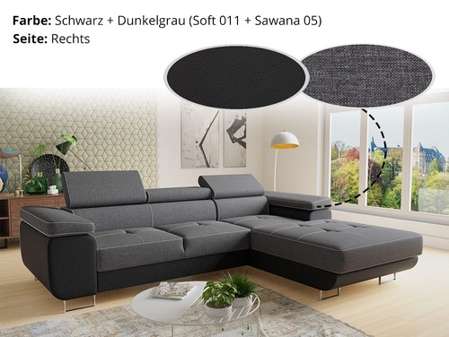 Ecksofa mit schlaffunktion - mit,