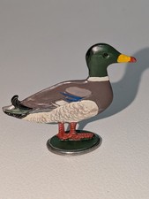 Zinnfigur Ente Kühn Zinn handbemalt