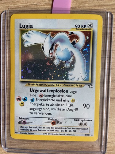 Lugia pokémon karte - lugia, neo