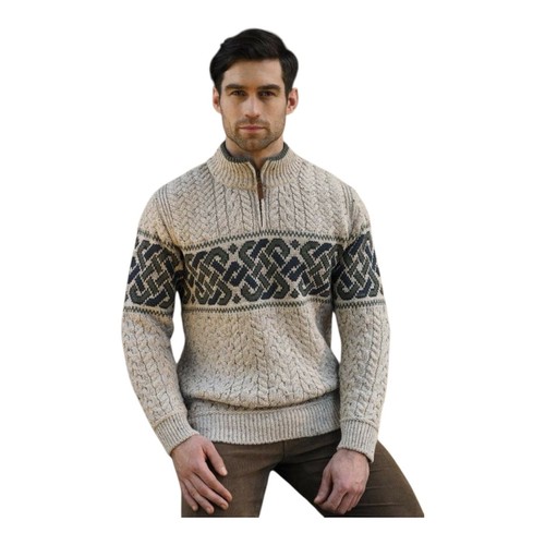 Herren pullover half - herren, zip