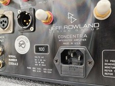Jeff Rowland Concentra