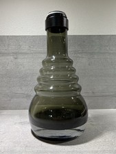 Shisha Bowl Glas Grau Hochwertig Schwer Vase