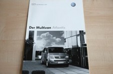 237603) VW Bus T5 Multivan - Atlantis - Preisliste & Extras - Prospekt 01/2007