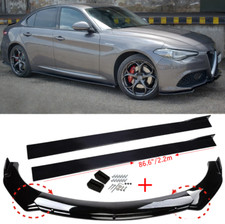 Für ALFA ROMEO GIULIA Spoilerschwert Frontspoiler Frontlippe + Seitenschweller