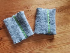 Filz Handgelenkewaermer Mueffchen Kinder 3+4 Jahre Gr. 104  8x10cm