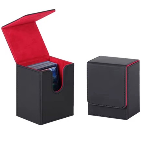 Karten deck box schwartz rot - karten,