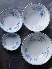 Seltmann Weiden, Bavaria Bayrisch Blau, 4 Servierschalen