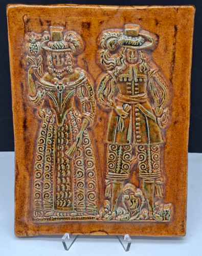 Vintage keramik wandrelief - vintage,