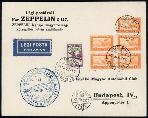 Zeppelin brief landungsfahrt - zeppelin,
