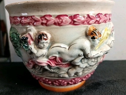 Capodimonte blumentopf cherubs - capodimonte,